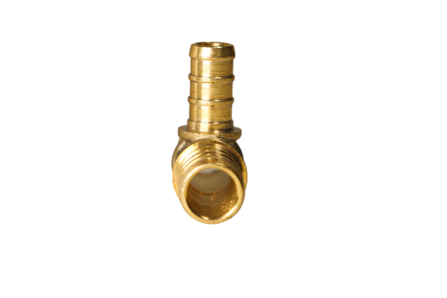 1/2 Inch x 1/2 Inch x 3/8 Inch PEX-B Barb Crimp Reducing Tee