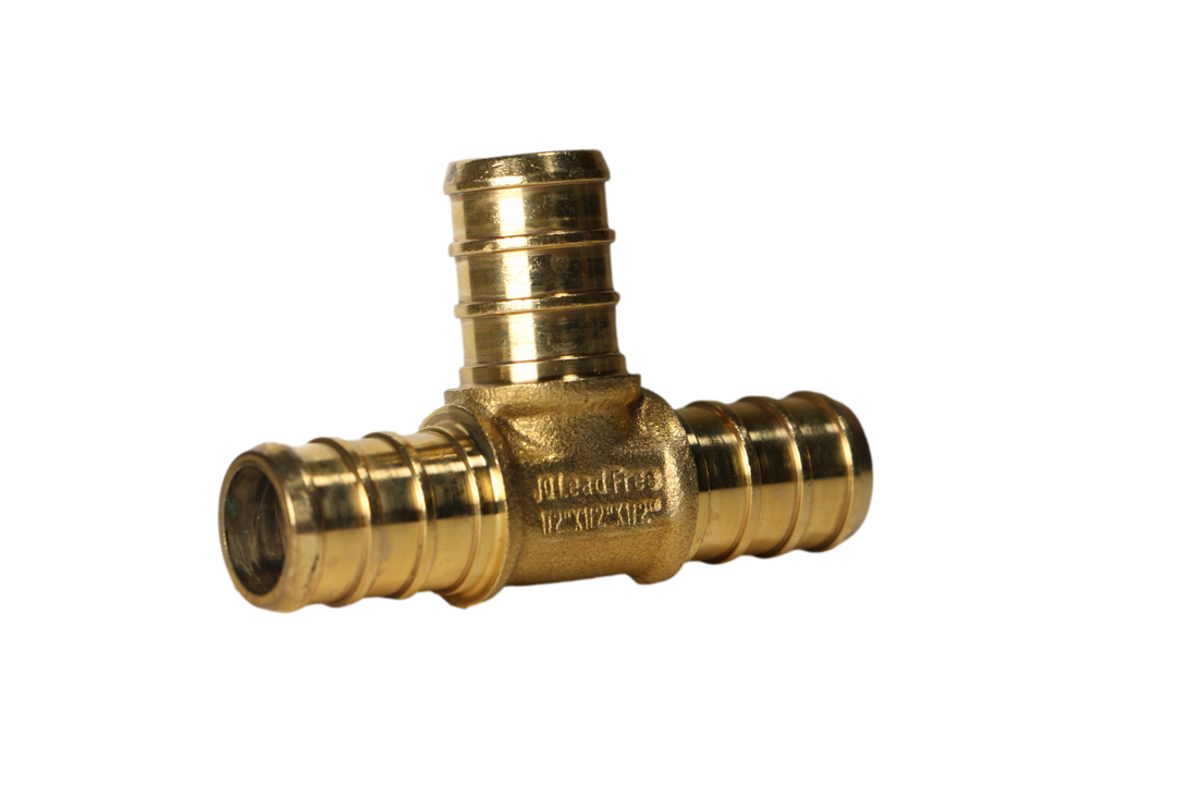 1/2 Inch PEX-B Barb Crimp Tee