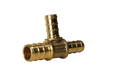1/2 Inch x 3/8 Inch x 3/8 Inch PEX-B Barb Crimp Reducing Tee