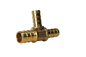  Measuring Barb Crimp Pex 1/2" x 3/8" x 1/2"  Reducing Tee Specifically Barb Crimp Pex Reducing Tee