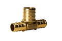 1/2 Inch x 1/2 Inch x 3/4 Inch PEX-B Barb Crimp Reducing Tee