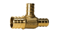 3/4 Inch x 1/2 Inch x 1/2 Inch PEX-B Barb Crimp Reducing Tee