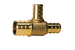 3/4 Inch x 1/2 Inch x 1/2 Inch PEX-B Barb Crimp Reducing Tee