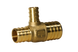 Pex 1 Inch x 3/4 Inch x 1/2 Inch PEX-B Barb Crimp Reducing Tee