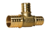 1 Inch x 3/4 Inch x 3/4 Inch PEX-B Barb Crimp Reducing Tee