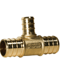 3/4 Inch x 3/4 Inch x 1/2 Inch PEX-B Barb Crimp Reducing Tee