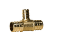 3/4 Inch x 3/4 Inch x 1/2 Inch PEX-B Barb Crimp Reducing Tee