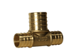 3/4 Inch x 3/4 Inch x 1 Inch PEX-B Barb Crimp Reducing Tee