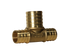 3/4 Inch x 3/4 Inch x 1 Inch PEX-B Barb Crimp Reducing Tee