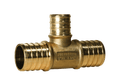 1 Inch x 1 Inch x 3/4 Inch PEX-B Barb Crimp Reducing Tee