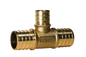  Measuring Barb Crimp Pex 3/4" x 3/4" x 1/2"  Reducing Tee Specifically 