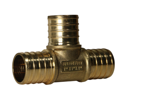 1 Inch PEX-B Barb Crimp Tee