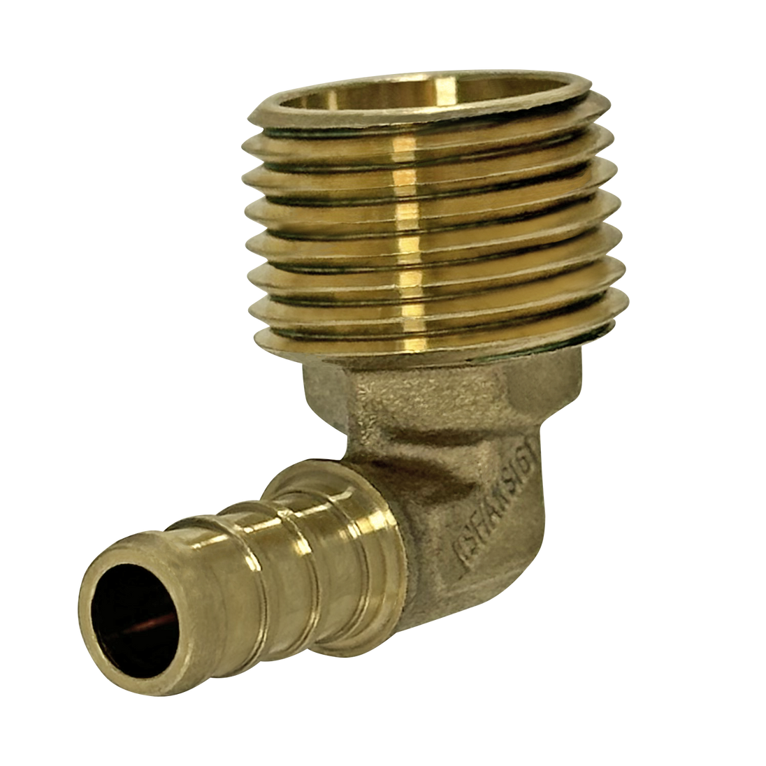 3/8 inch PEX-B Barb x 1/2 inch MNPT Elbow
