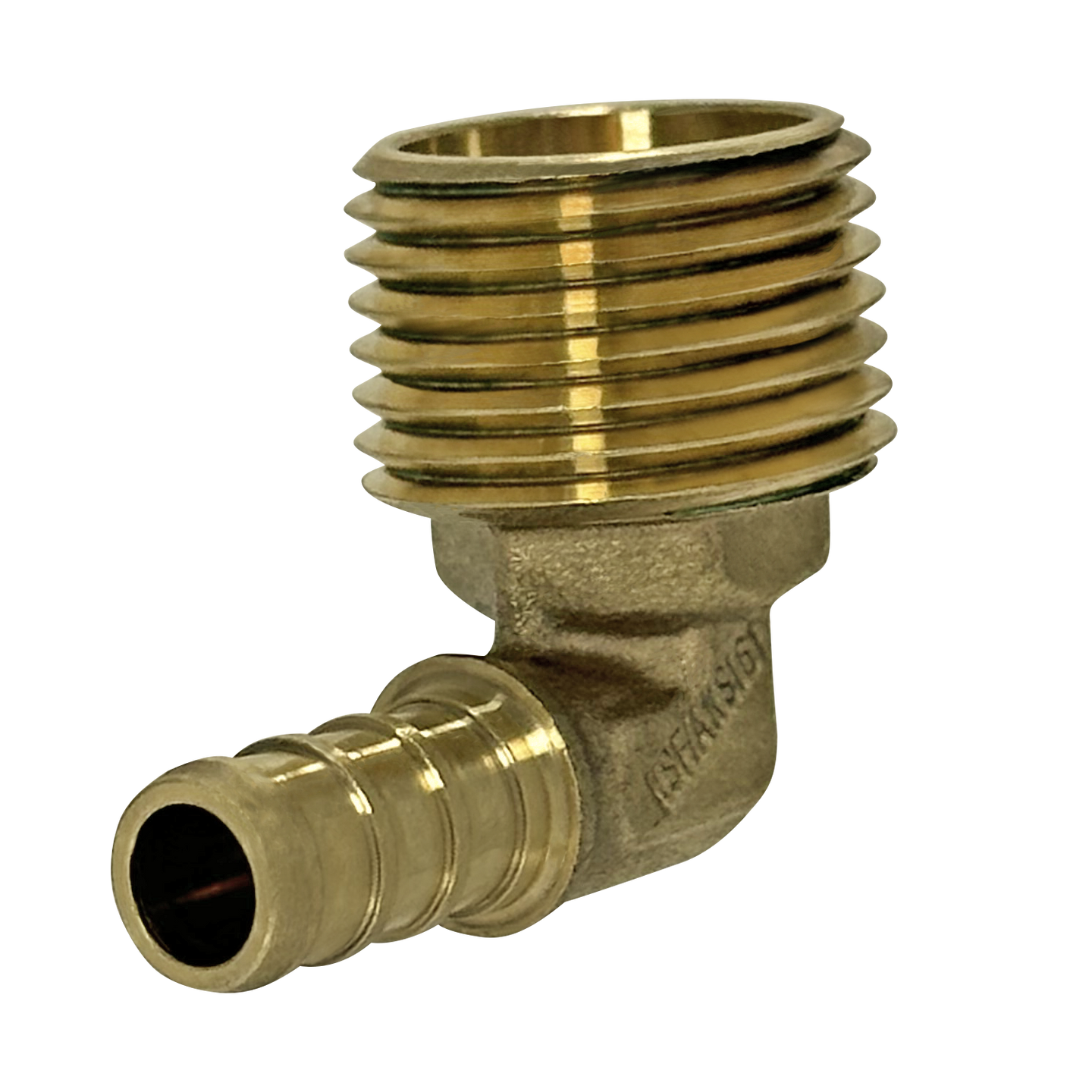 3/8 inch PEX-B Barb x 1/2 inch MNPT Elbow