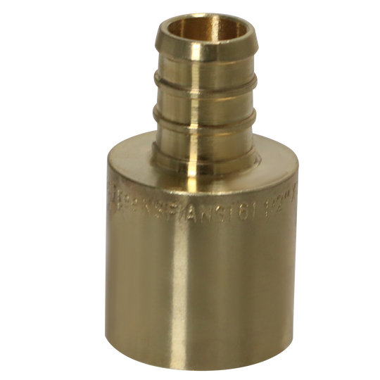 1/2 inch PEX-B Barb x 3/4 inch Male Sweat Adapter