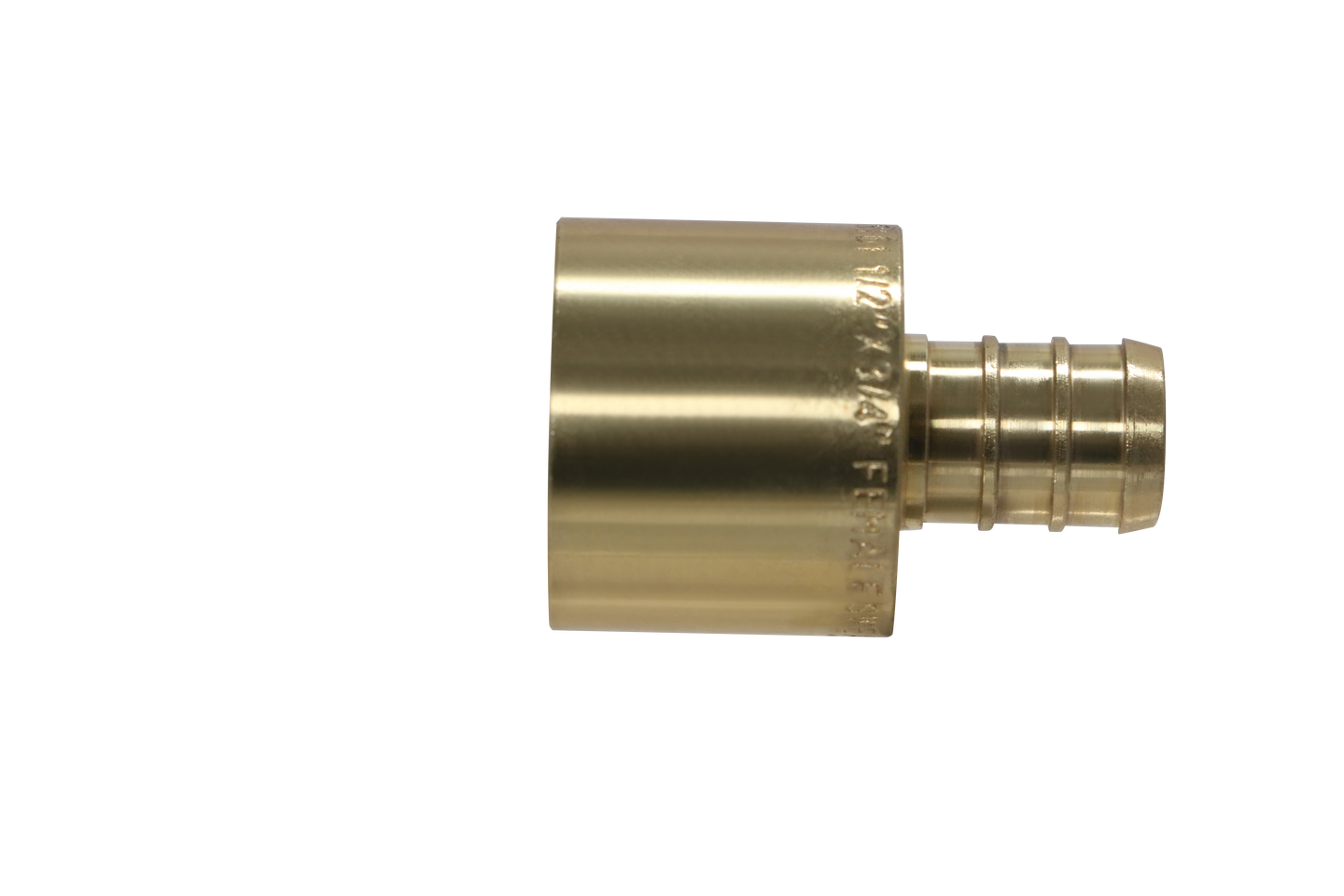 1/2 inch PEX-B Barb x 3/4 inch Female Sweat Adapter