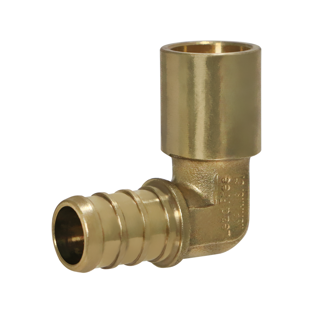 1/2 inch PEX-B Barb x 1/2 inch Male Sweat Adapter Elbow