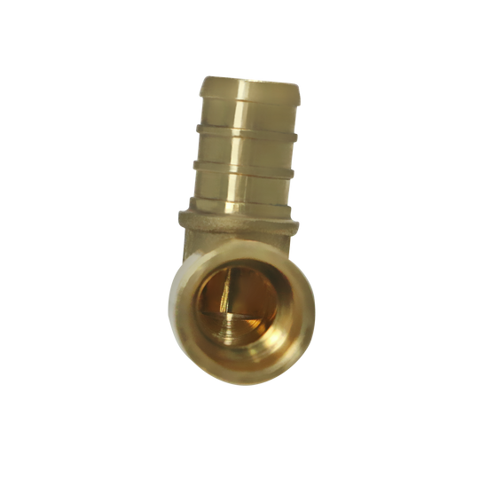 1/2 inch PEX-B Barb x 1/2 inch Male Sweat Adapter Elbow