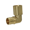 3/4 inch PEX-B Barb x 3/4 inch Male Sweat Adapter Elbow