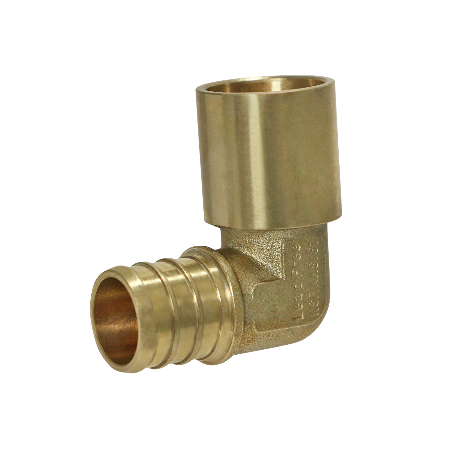 3/4 inch PEX-B Barb x 3/4 inch Male Sweat Adapter Elbow