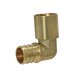 3/4 inch PEX-B Barb x 3/4 inch Male Sweat Adapter Elbow