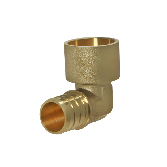 3/4 inch PEX-B Barb x 3/4 inch Female Sweat Adapter Elbow