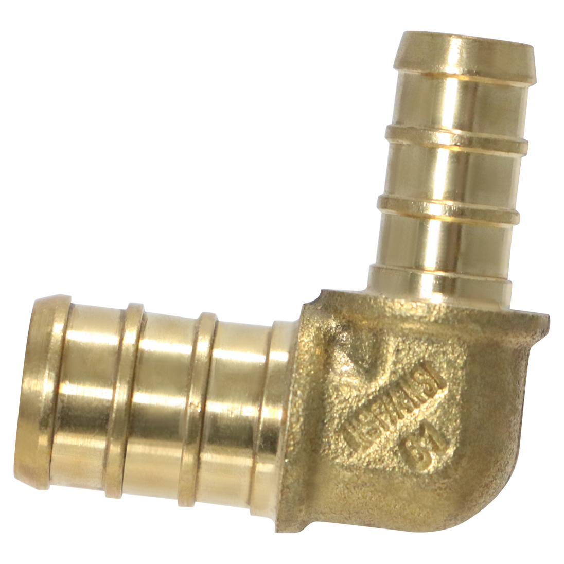 1/2 inch x 3/8 inch PEX-B Barb Elbow