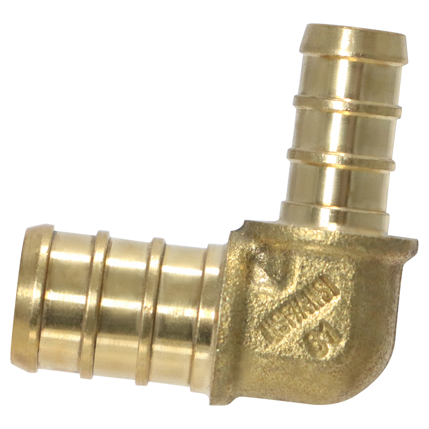 1/2 inch x 3/8 inch PEX-B Barb Elbow