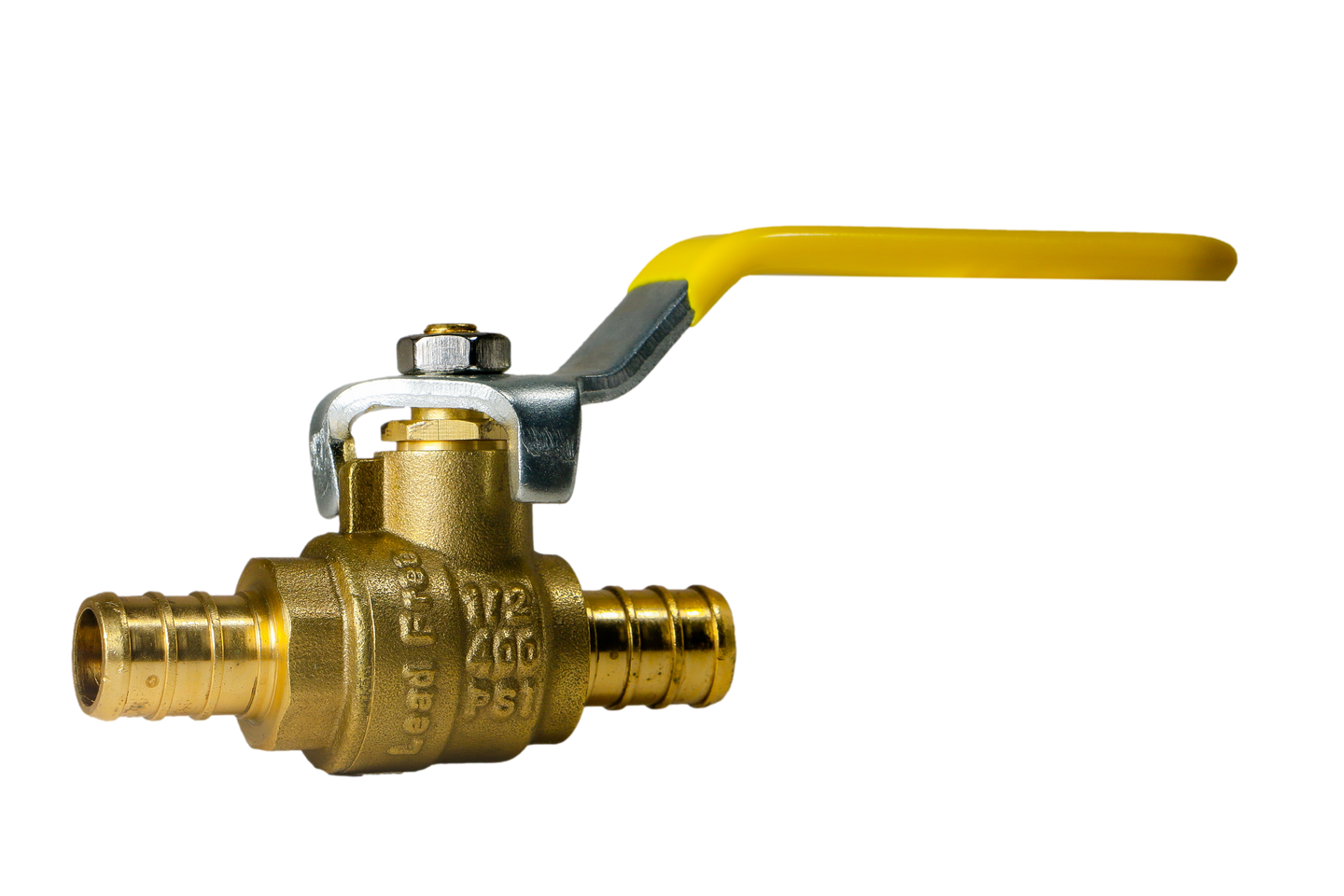 1/2 Inch PEX-B Barb Crimp Ball Valve
