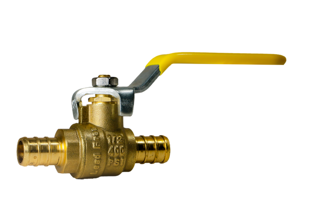 1/2 Inch PEX-B Barb Crimp Ball Valve