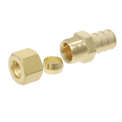 1/2 Inch PEX-B Barb x 3/8 Inch OD Compression Transition Straight Adapter