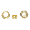 1/2 Inch PEX-B Barb x 3/8 Inch OD Compression Transition Straight Adapter