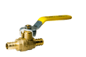 1/2 Inch PEX-B Barb Crimp Ball Valve