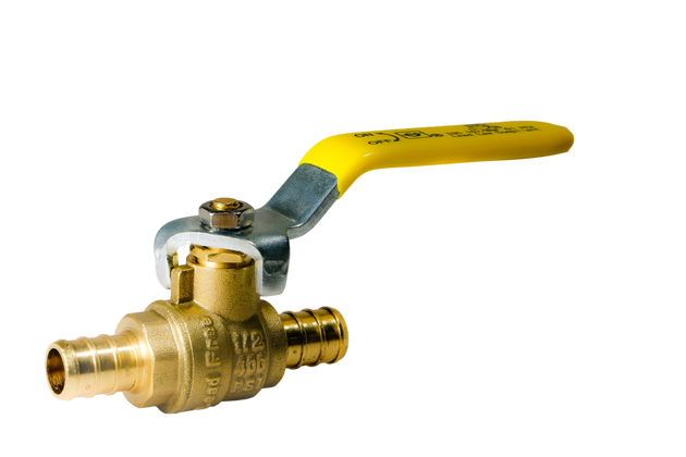 1/2 Inch PEX-B Barb Crimp Ball Valve