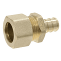 1/2 Inch PEX-B Barb x 5/8 Inch OD Compression Transition Straight Adapter