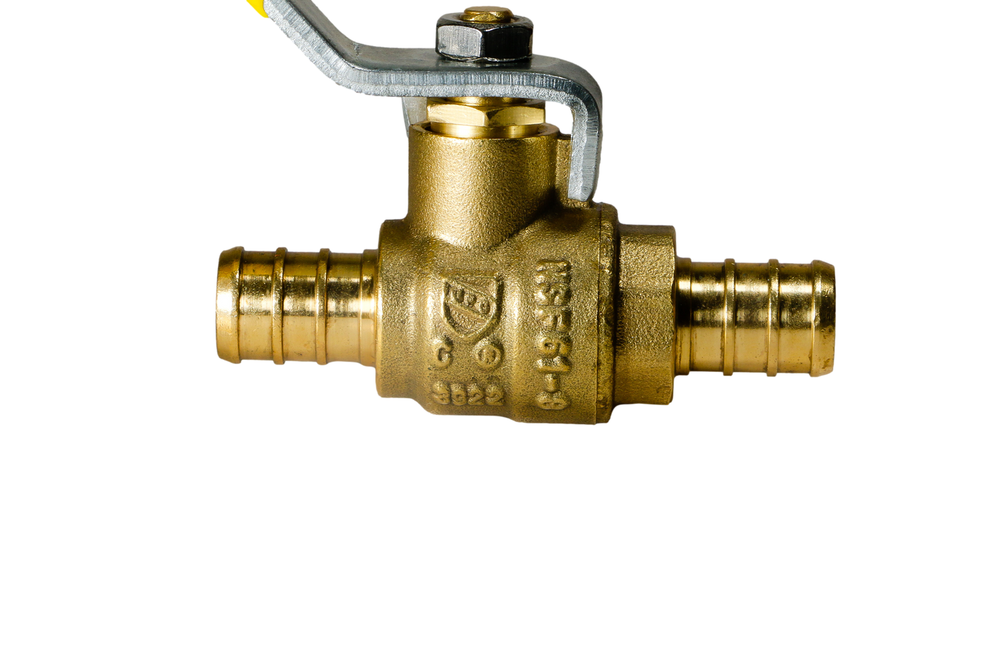 1/2 Inch PEX-B Barb Crimp Ball Valve