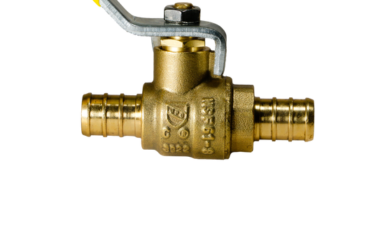 1/2 Inch PEX-B Barb Crimp Ball Valve