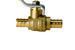 1/2 Inch PEX-B Barb Crimp Ball Valve