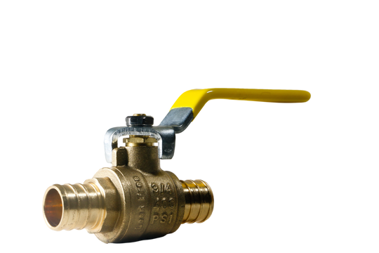 3/4 Inch PEX-B Barb Crimp Ball Valve
