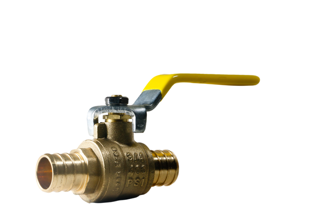 3/4 Inch PEX-B Barb Crimp Ball Valve