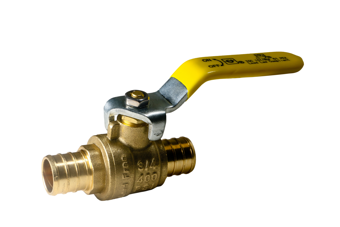  Measuring Pex Barb Crimp 3/4" X 3/4" Ball Valve Specifically 