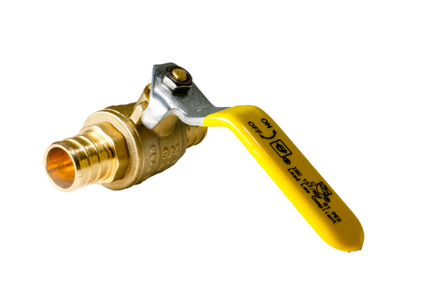 3/4 Inch PEX-B Barb Crimp Ball Valve