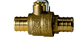3/4 Inch PEX-B Barb Crimp Ball Valve