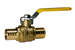 1 Inch PEX-B Barb Crimp Ball Valve