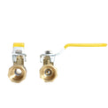 1/2 Inch PEX-B Barb x 1/2 Inch Female Ball Valve