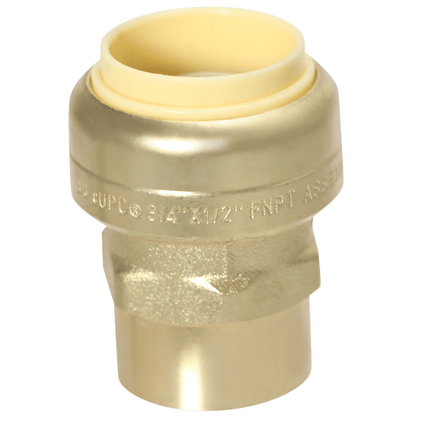 3/4 Inch Push-to-Connect x 1/2 inch Female Adapter