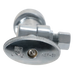 Push-to-Connect 1/2 x 1/4 inch Compression Angle Stop Valve