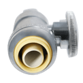 OD Compression Push-to-Connect 1/4 Inch x 1/2 Inch Straight Stop Valve