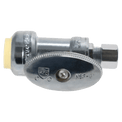 OD Compression Push-to-Connect 1/4 Inch x 1/2 Inch Straight Stop Valve