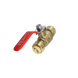1/2 inch Push-to-Connect Ball Valve, Red (Hot)
